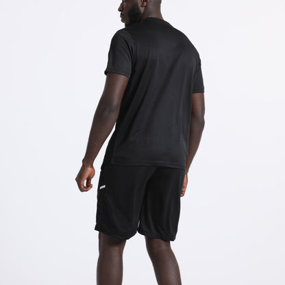 3Pack Men'S Workout Set Gym Clothes Active Shorts Shirt Set for Running Basketball Football and Daily Life,Size S-3XL